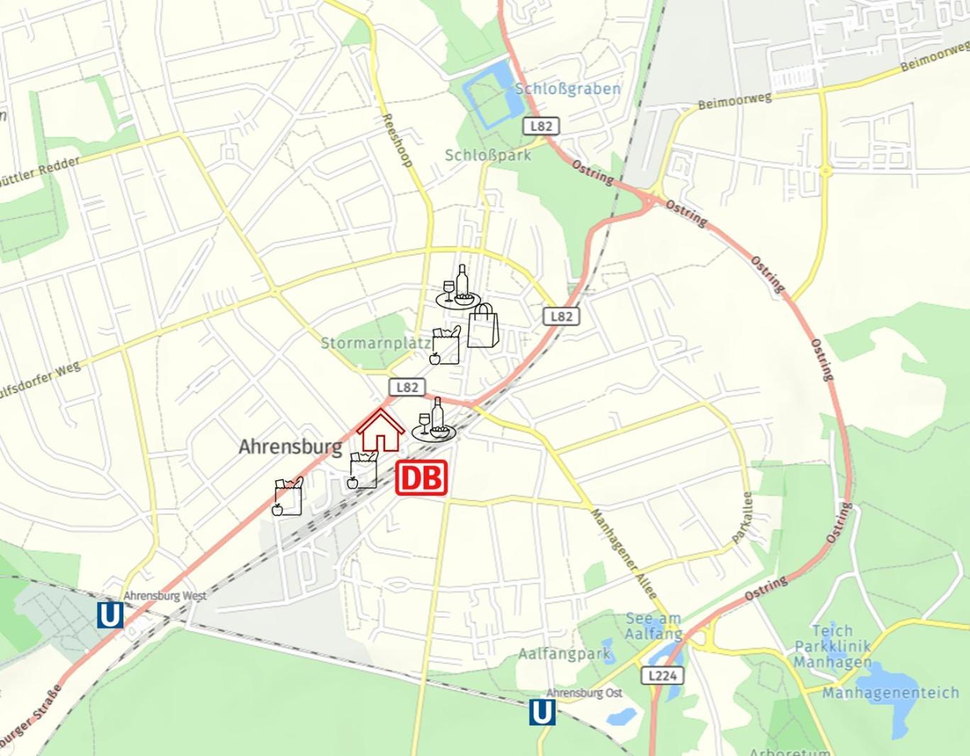 Have-A-Nice-Stay - Nahe Bahnhof - 20 Minuten Nach Hamburg - Trotzdem Ruhig Gelegen - 6 Minuten Zu Fuss Ins Zentrum Ahrensburg - Modern Eingerichtet Buitenkant foto
