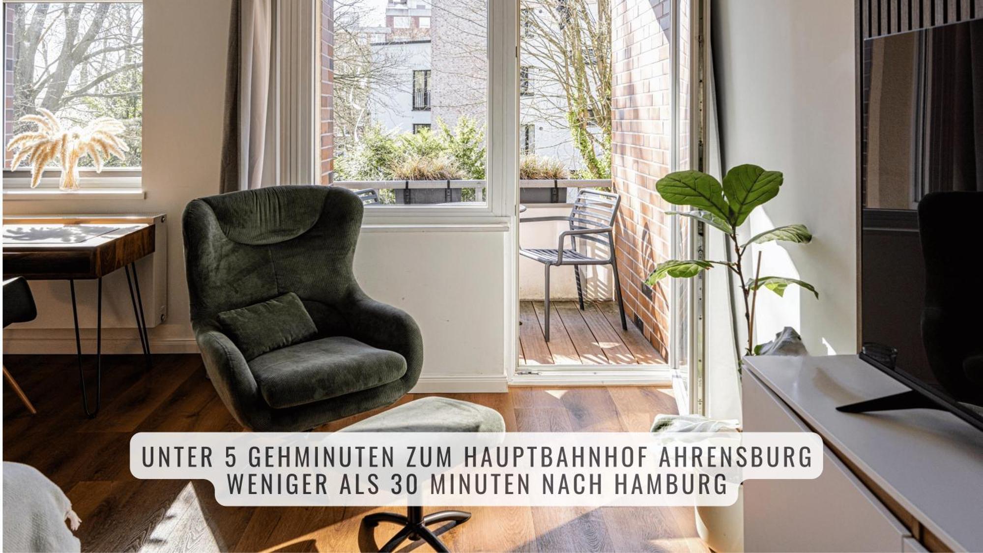 Have-A-Nice-Stay - Nahe Bahnhof - 20 Minuten Nach Hamburg - Trotzdem Ruhig Gelegen - 6 Minuten Zu Fuss Ins Zentrum Ahrensburg - Modern Eingerichtet Buitenkant foto